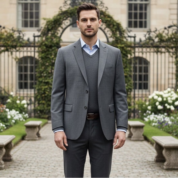 🔥 Take 50% OFF- Jos. A. Bank Men's Gray Suit Blazer